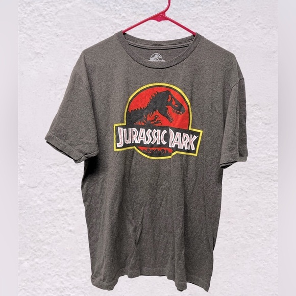 Jurassic Park Other - Jurassic Park gray short sleeve Graphic Tee Shirt unisex sz large